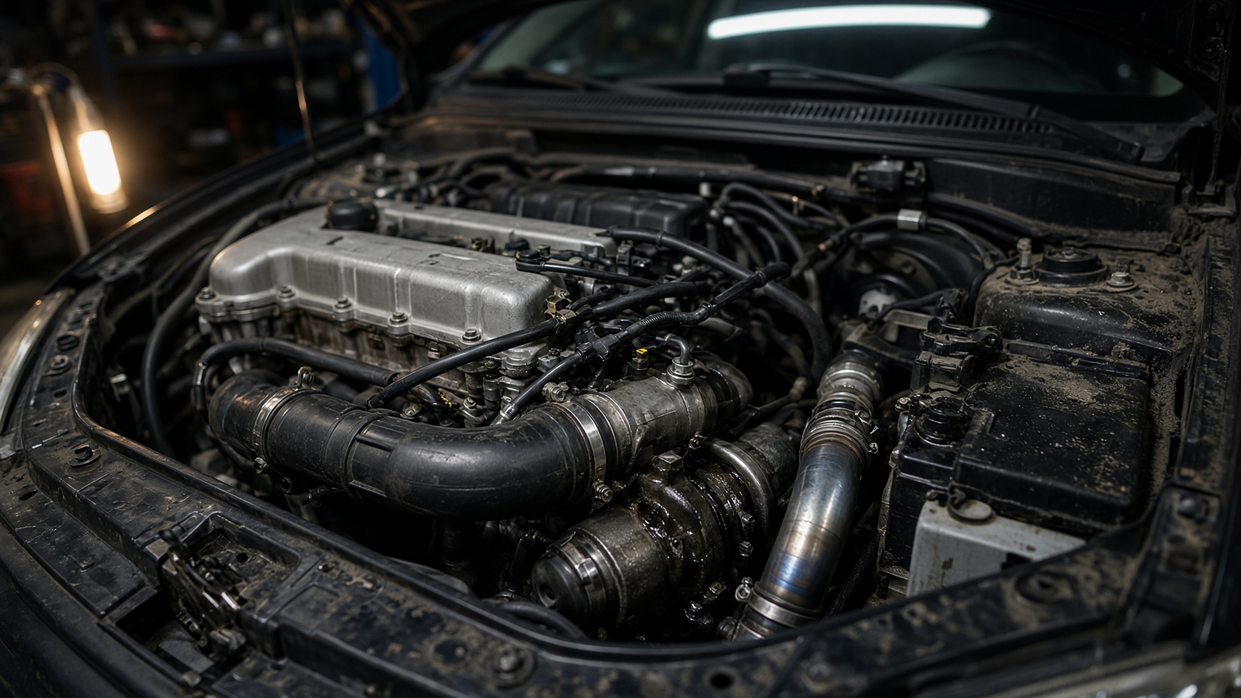 2.0 common-rail turbodiesel engine bay